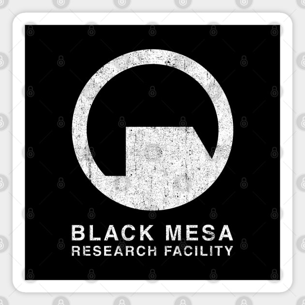 Black Mesa Research Facility (Chest Pocket) Magnet by huckblade